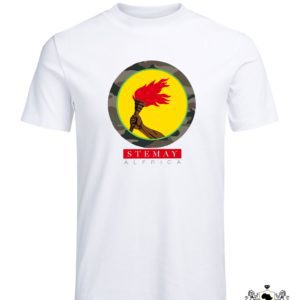 White Stemay T-Shirt Zaïre Camouflage